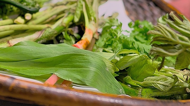 米増 - 料理写真:山菜いろいろ。