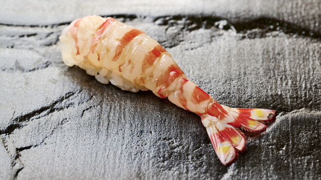 鮨処 榎本 - 料理写真:榎本自慢の車海老