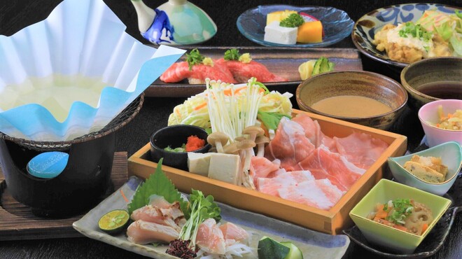 しゃぶしゃぶ 紺  - 料理写真: