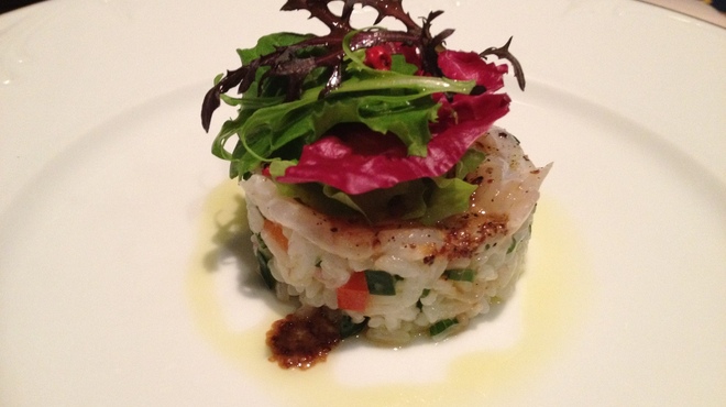レストラン　サンヴェルジュ　メゾン - 料理写真:魚介とお米のサラダ