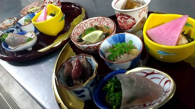 和食　山崎 - 料理写真:コース前菜