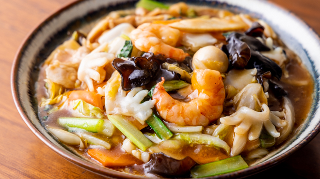 八仙閣杏仁坊 二子玉川 - 料理写真:五目焼きそば