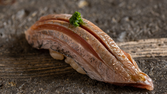 銀座のみこ寿司 - 料理写真:あじ