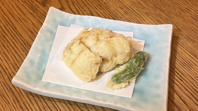 平沼 田中屋 - 料理写真:淡路島産　　　鱧の天ぷら