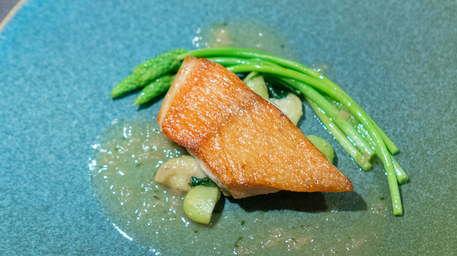 fragment 麻布十番 - 料理写真:千葉・鴨川より金目鯛 酢橘