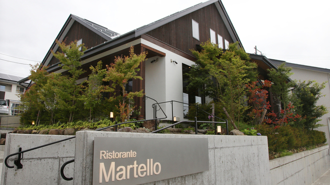 Ristorante Martello - 外観写真:店舗を囲んでL字で駐車場をご用意しております。