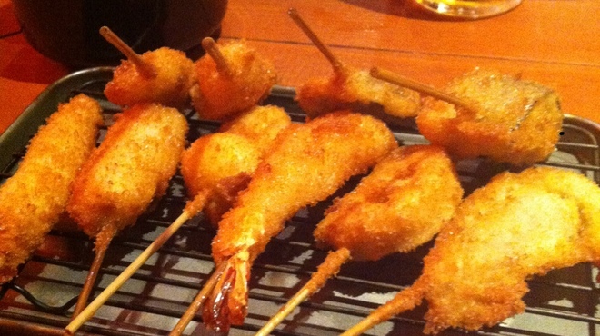 Kushikatsu To Haiboru Komanechi - 料理写真: