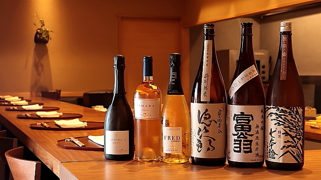 おが和 - ドリンク写真:酒_日本酒_京都、滋賀を中心に、フランス、イタリアワインも