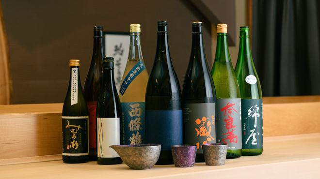 Sushi Soejima - ドリンク写真:日本酒_九州の地酒と全国のお酒