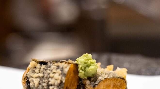 司 - 料理写真:2023.7 ムラサキウニ海苔巻き