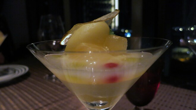 mal D'amour - 料理写真:梨のコンポートとスープ