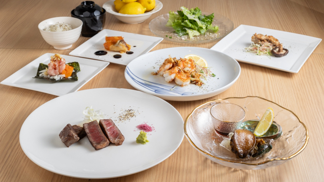 鉄板焼 天晴れ - 料理写真:コース料理(ある日の一例)