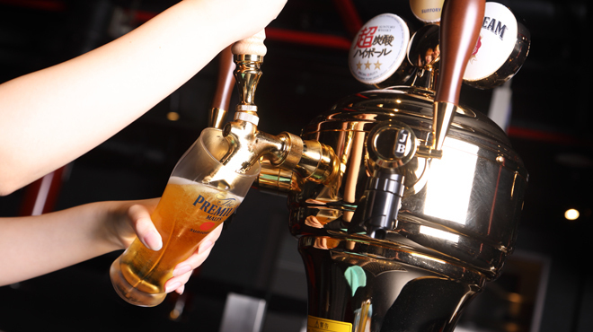 焼肉 だるま - ドリンク写真:ゼウスタワーで神泡！強炭酸が飲める店！！