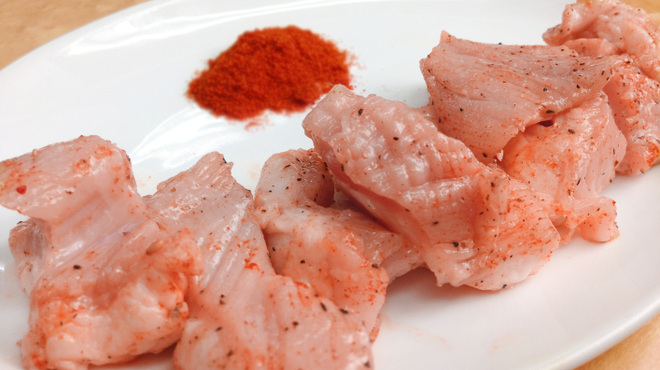 かまちゃん - 料理写真:良質な上ミノは店主こだわりの逸品。1400円