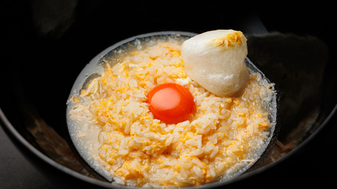 姫路 瓢亭 - 料理写真:鍋で育てたスープとコダワリの米・卵・餅で味わう〆の雑炊。
