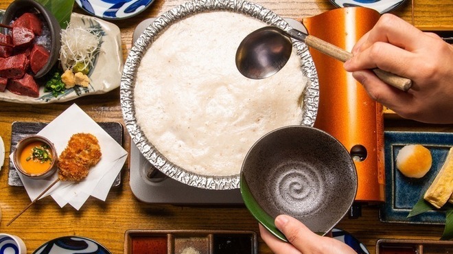 串揚げ とろろ鍋 華金 - 料理写真: