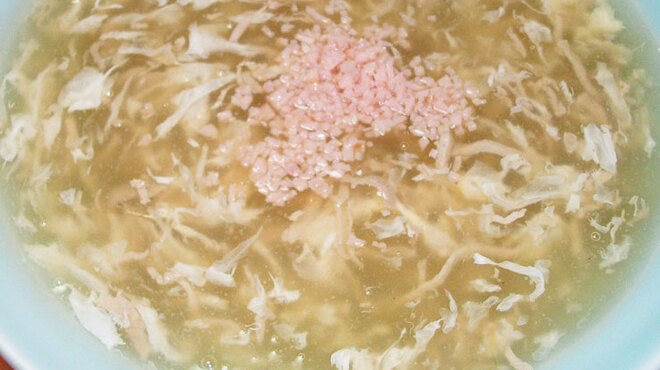 広東御料理　竹香 - 料理写真:ふかひれ入りスープ　950円