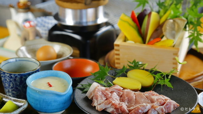 いろり舎 六月六日 - 料理写真:自然に近い環境で育った「あそび豚」を味わう、セットメニュー