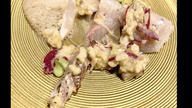 リストランテ コジィ コジィ - 料理写真:ANTIPASTO  オキアジ　真鯛　季節の野菜　byまみこまみこ