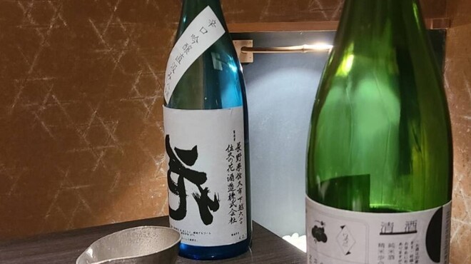銀座 鮨 いな田 - ドリンク写真:おすすめ日本酒