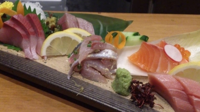 魚たつ - 料理写真:◆五島海山　彩々造り盛り合わせ◆