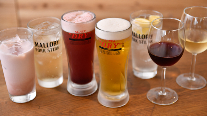 マロリーポークステーキ - ドリンク写真: