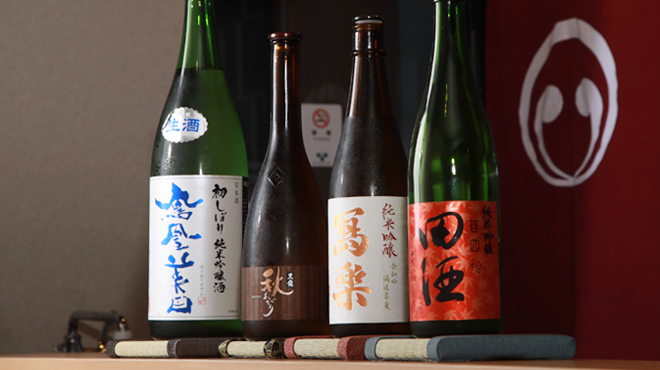 目黒 ながもと - ドリンク写真:日本酒集合