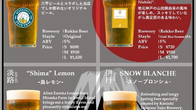 BEER＆GRILL コウベビアハウゼ - ドリンク写真:JapaneseCraftBeer