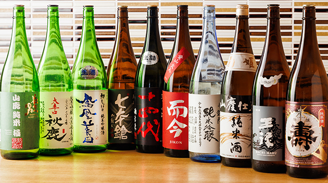 Sake Labo Take Buchi - メイン写真:日本酒集合