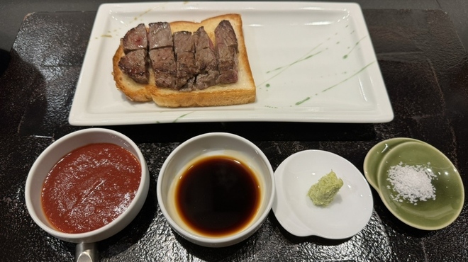 レストラン ロワール 鉄板焼 - 料理写真:ステーキサンド