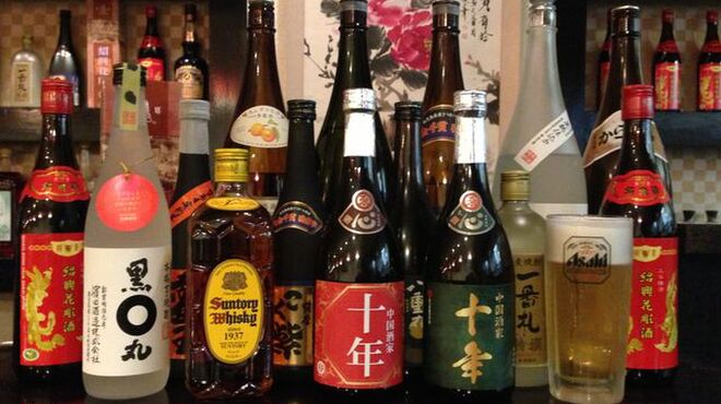 Chuugokushuka Juunen - 料理写真:多数のお酒を御用意しております！