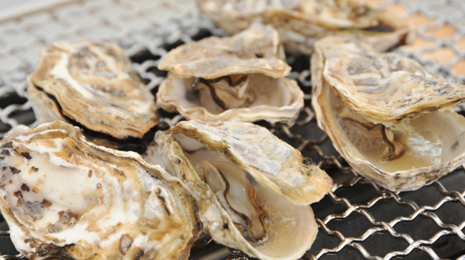 Shouei - 料理写真:プリップリの新鮮牡蠣を網焼きで。自然の旨味が味わえる『牡蠣』