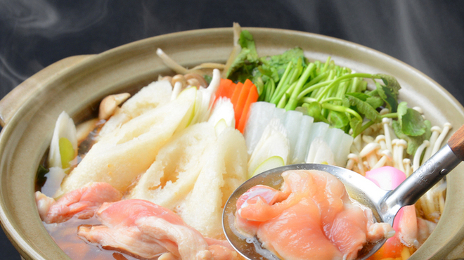 松島 - 料理写真:鍋 各種 1人前1200円～（※前日迄にご予約願います）・ふぐちり鍋
・きりたんぽ鍋
・あんこう鍋
・しょっつる鍋
・寄せ鍋
・かき鍋
・たら鍋
