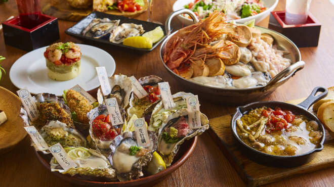 カキもビールも生がスキ - メイン写真: