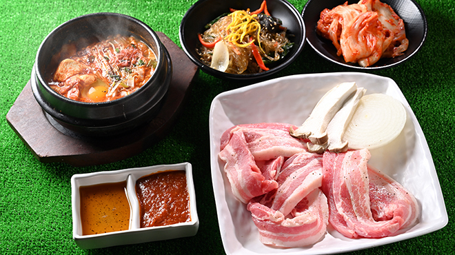 ソジュハンザン - 料理写真:サムギョプサルセット