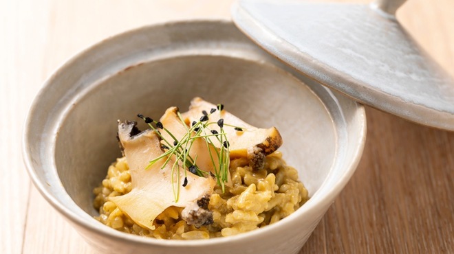 Osteria Da Boo. - 料理写真:蝦夷鮑のリゾット