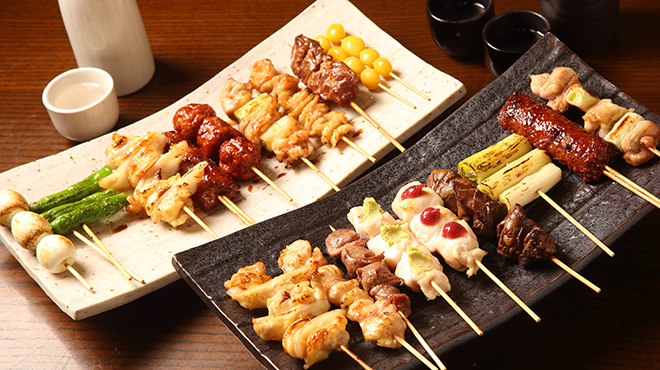 Yakitori Ga Tomaranai Mise Yakizen Irodori - 料理写真:おまかせ串