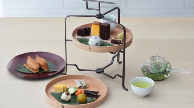 HIGASHIYA GINZA - 料理写真:茶間食（和のアフタヌーンティー）