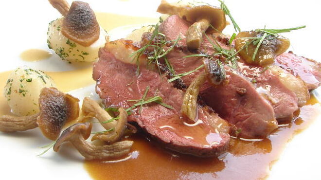 アルブル ヴェール - 料理写真:フランス産、鴨胸肉のロースト