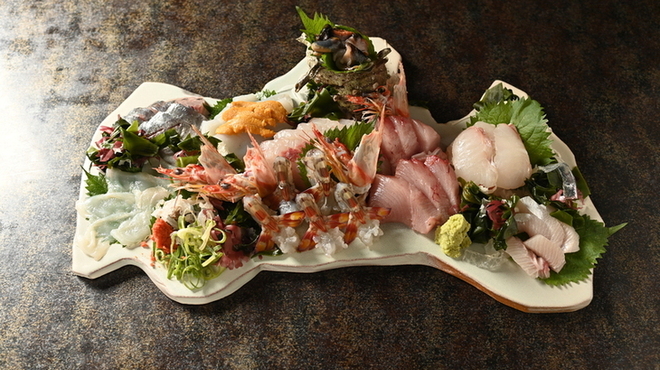 長州屋瓦 湯田店 - 三面環海的山口縣海鮮盛合的「三海盛」