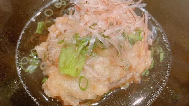 日本橋逢坂 - 料理写真:牡蠣蓮根揚げ出し