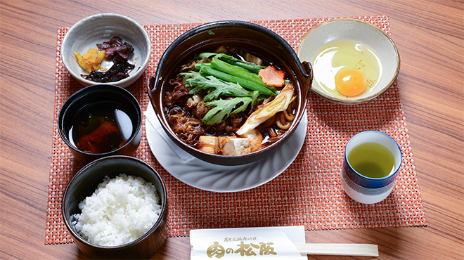 名産松阪肉料理 肉の松阪 - メイン写真:牛鍋定食