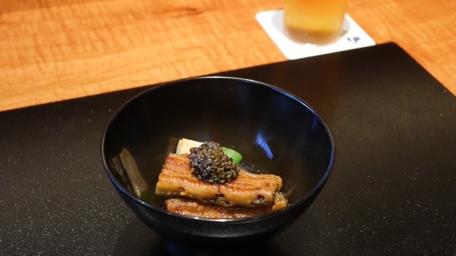 日本橋 鰻 伊勢定 蓮 - 料理写真:■うざく　¥1.320
  こちらのうざくは絶品です！
  パプリカや椎茸も楽しめるのが嬉しい。
  