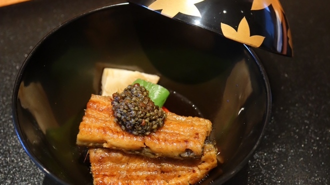 日本橋 鰻 伊勢定 蓮 - 料理写真:■うざく　¥1.320
  こちらのうざくは絶品です！
  パプリカや椎茸も楽しめるのが嬉しい。
  