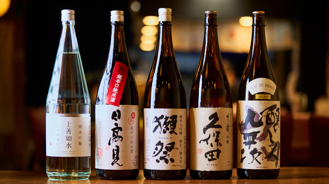 Honkakuedomaezushi Joshidai Zushi Honten - ドリンク写真:日本酒
