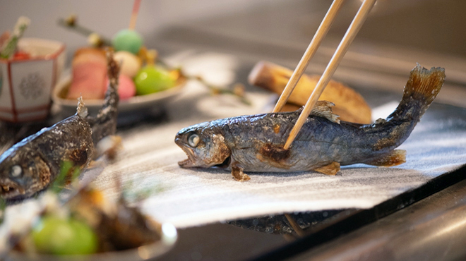 藤や - 料理写真:風景手元1