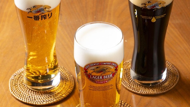 なごみ　煉 - ドリンク写真:キリン生が3種ございます。