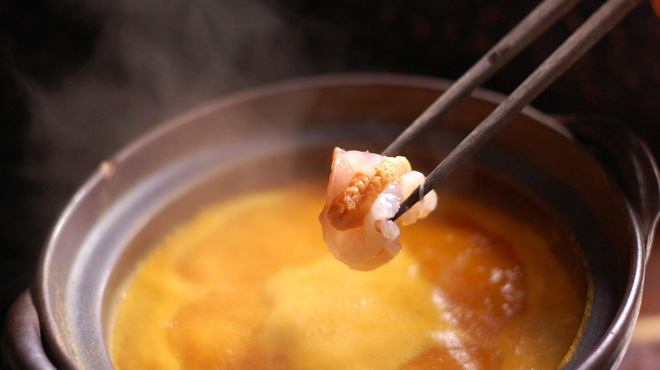 海鮮料理 雲丹しゃぶしゃぶ 工藤 - 料理写真:◆うにしゃぶ(雑炊付)