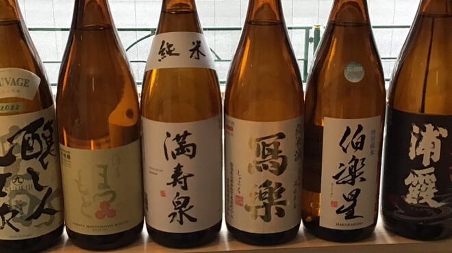 Funekara Chokusou Senjousushi Mikou - ドリンク写真:日替わりの日本酒