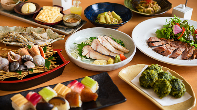 TOSA DINING おきゃく - 料理写真:一品料理集合